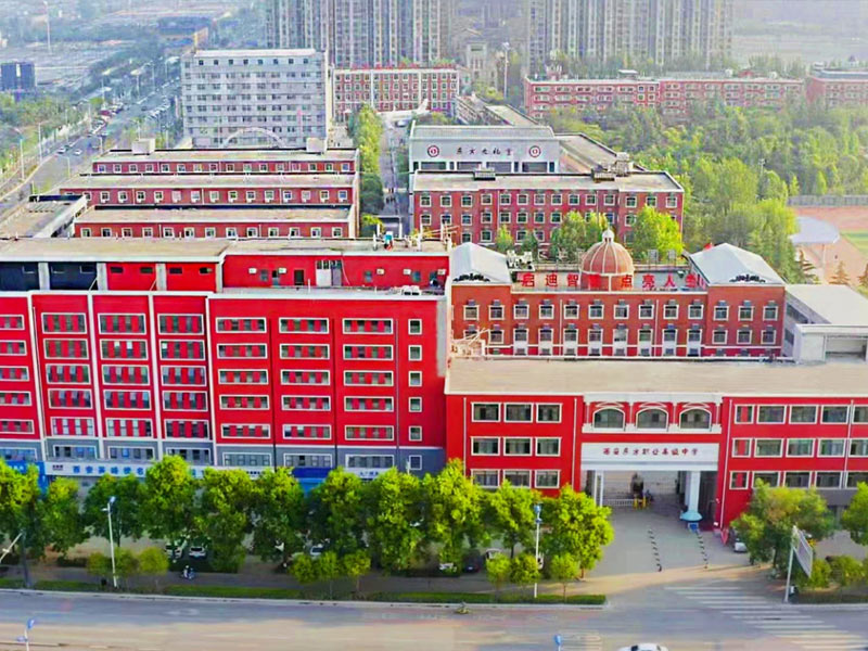 靖边校园鸟瞰图